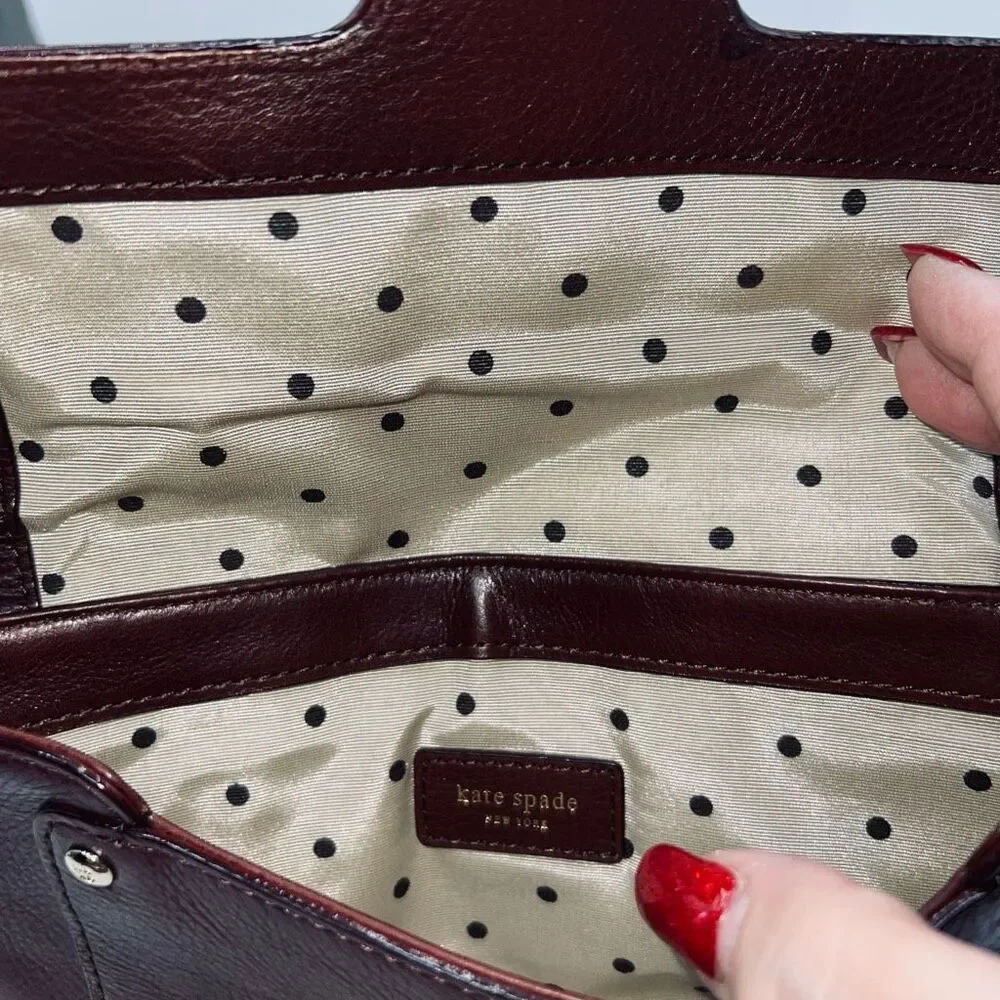 Kate Spade Vintage Noel Dot Flap Closure Wristlet